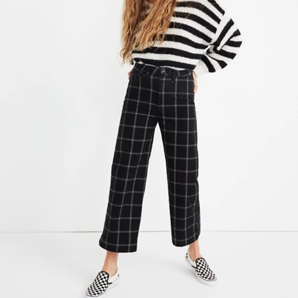 Madewell Emmett Pants in Windowpane